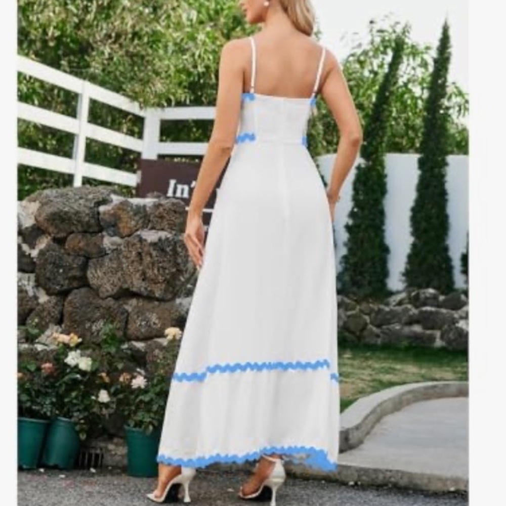 Flowy Maxi Dress Trendy Stripe Sleeveless Beach Vacation Long
Dress new 🆕 - Picture 4 of 9